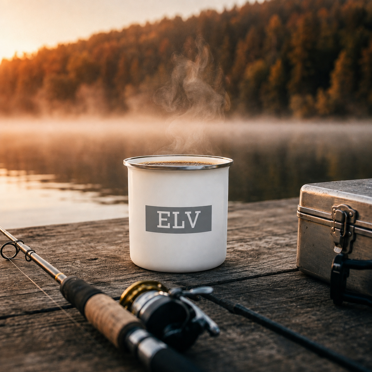 ELV 355 ml emaljert krus 
